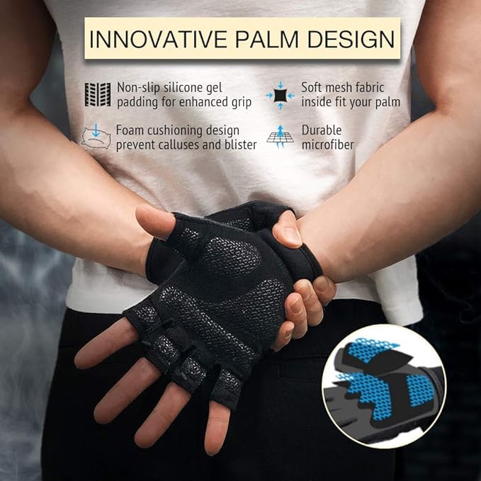 ATERCEL Workout Gloves for Men and Women.