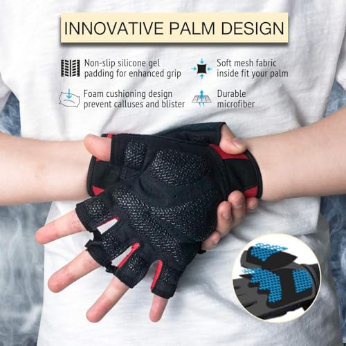 ATERCEL Workout Gloves for Men and Women.