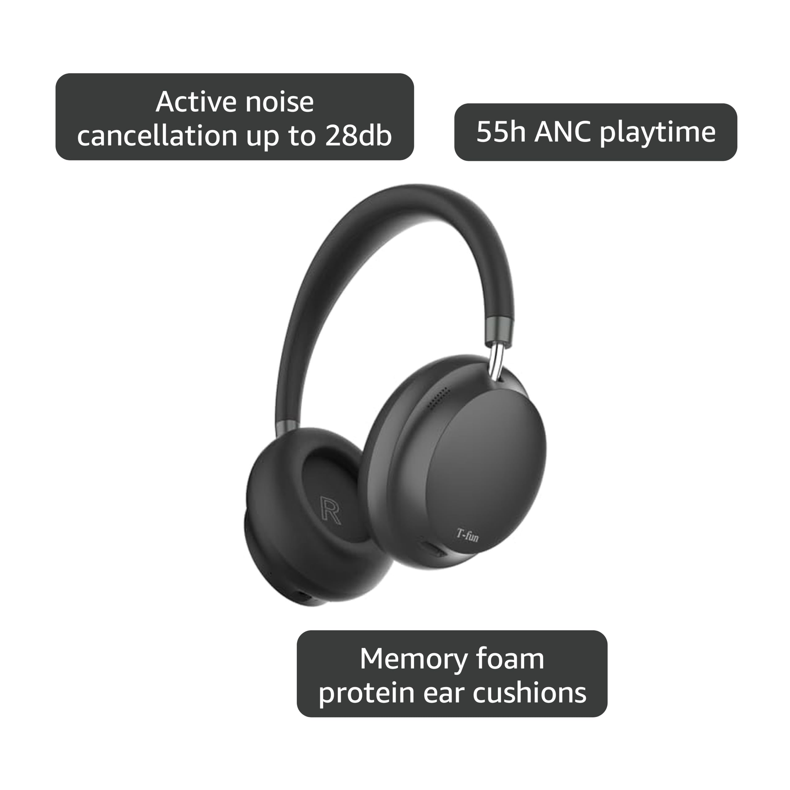 Noise Cancelling Headphones | Focus, Calm & Deep Sound Experience