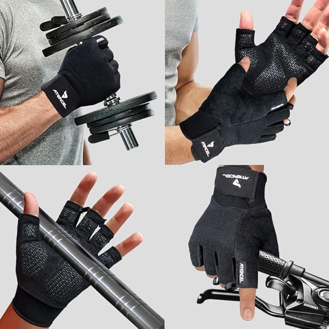 ATERCEL Workout Gloves for Men and Women.