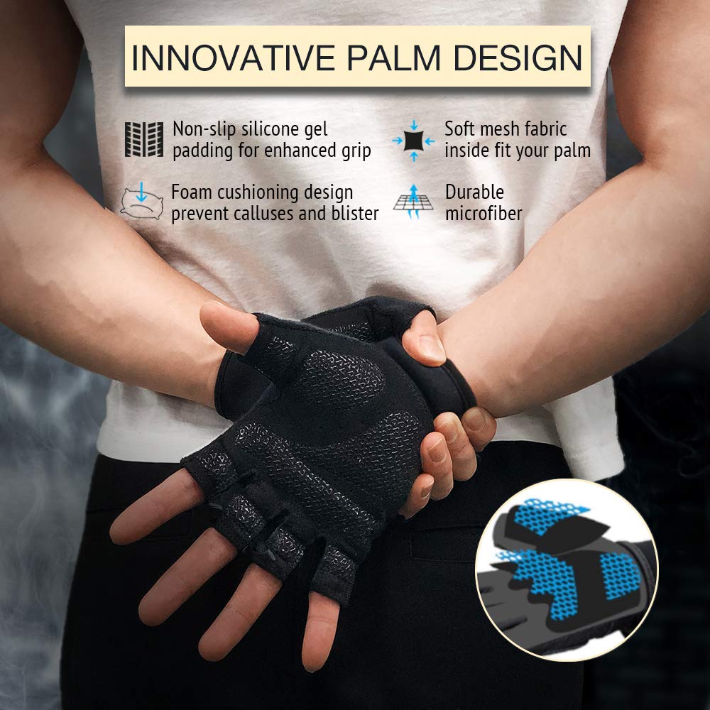 ATERCEL Workout Gloves for Men and Women.