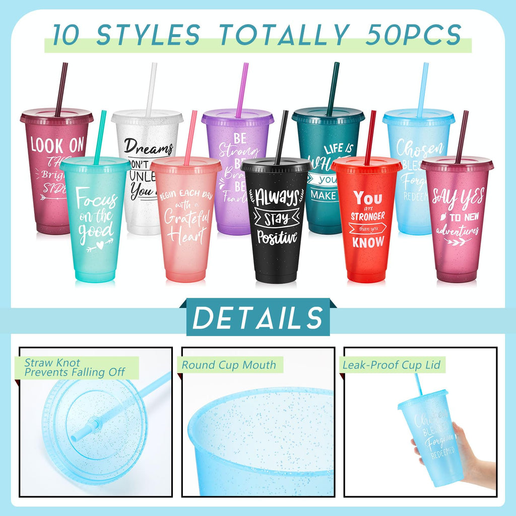 30-Piece Motivational Water Bottle Set | Hydration Cups for Fitness & Daily Use