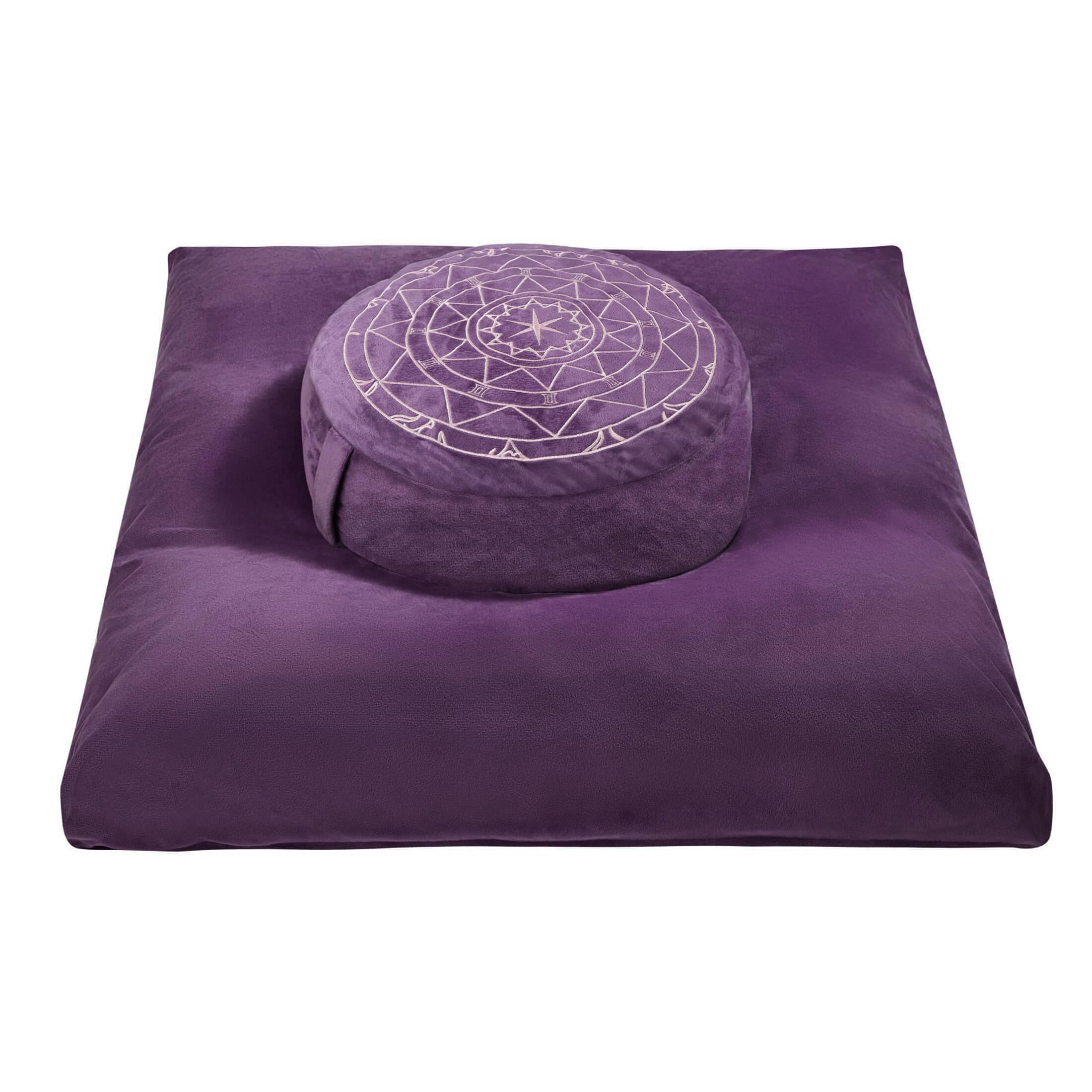 Zafu & Zabuton Meditation Cushion Set | Comfort, Posture & Mindfulness Support