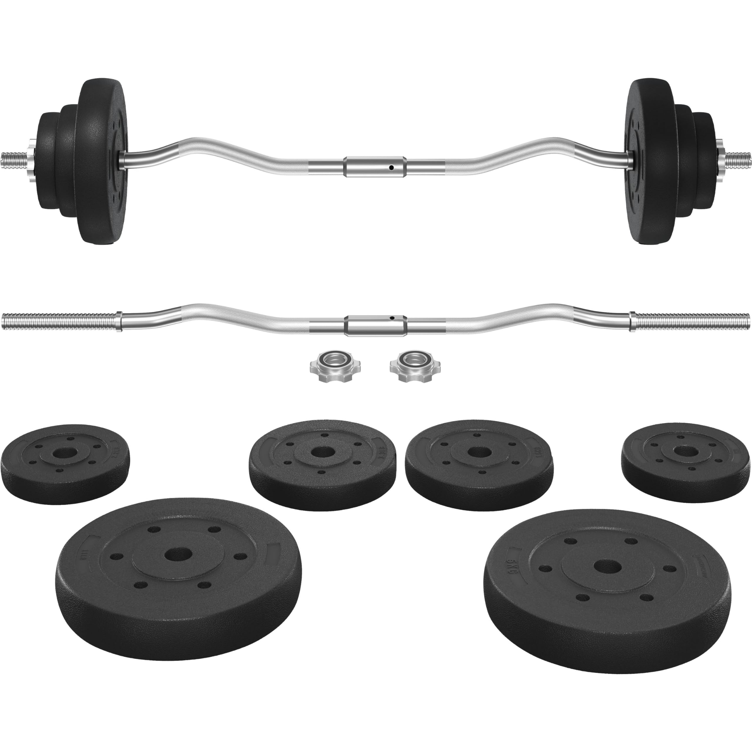 Olympic Barbell Clamps Strength Training Bars