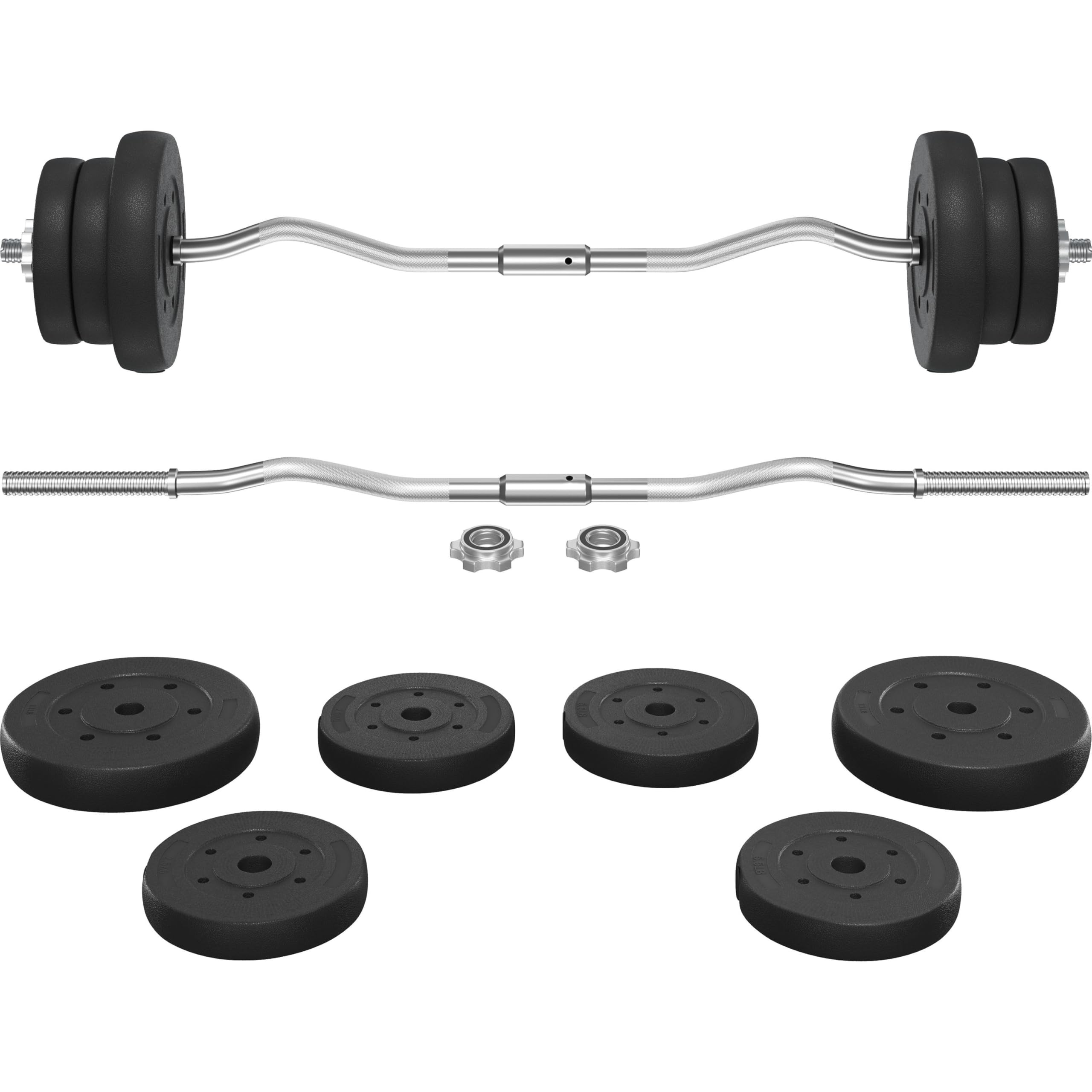 Olympic Barbell Clamps Strength Training Bars