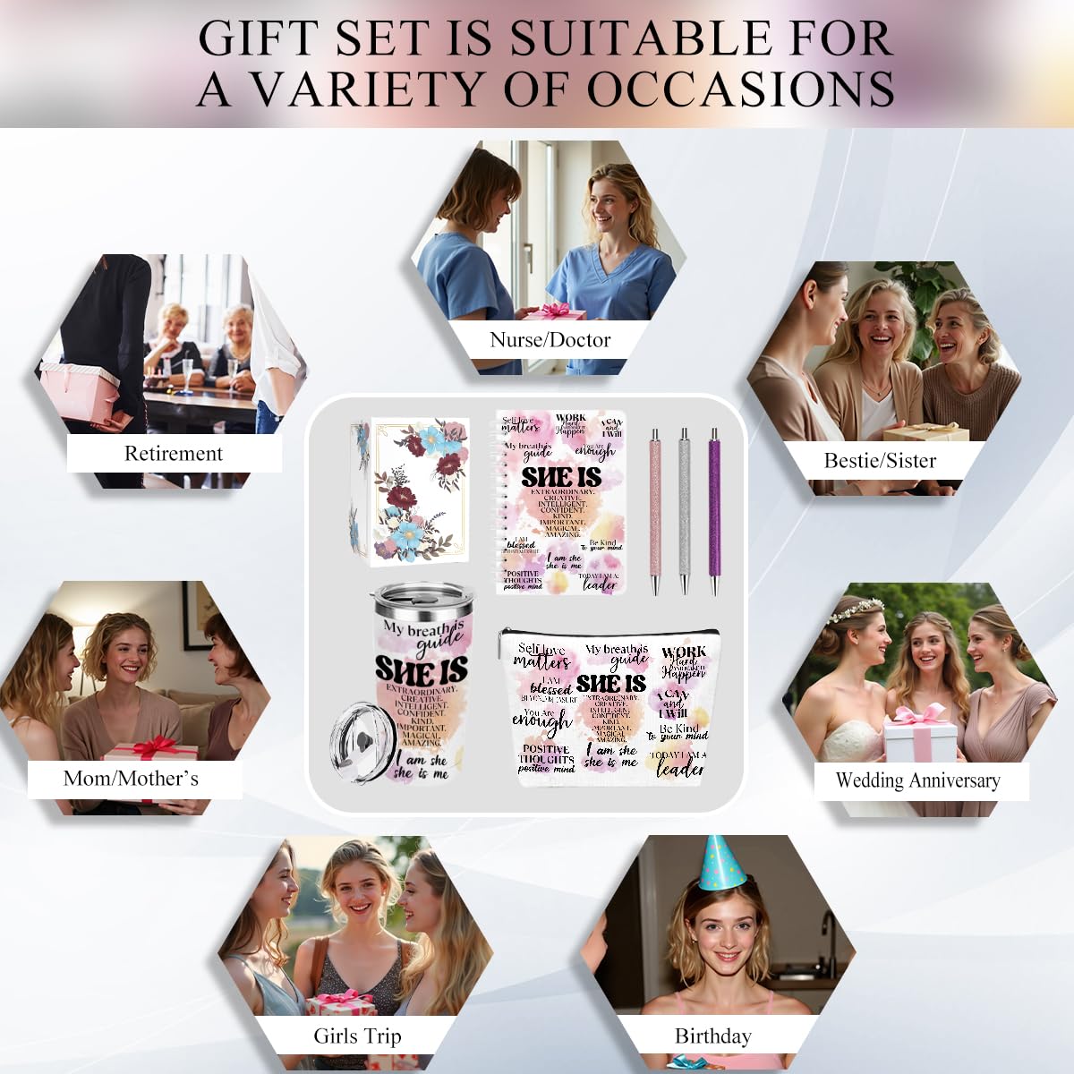 Self-Love Affirmation Wellness Kit | Daily Mindset & Self-Care Essentials