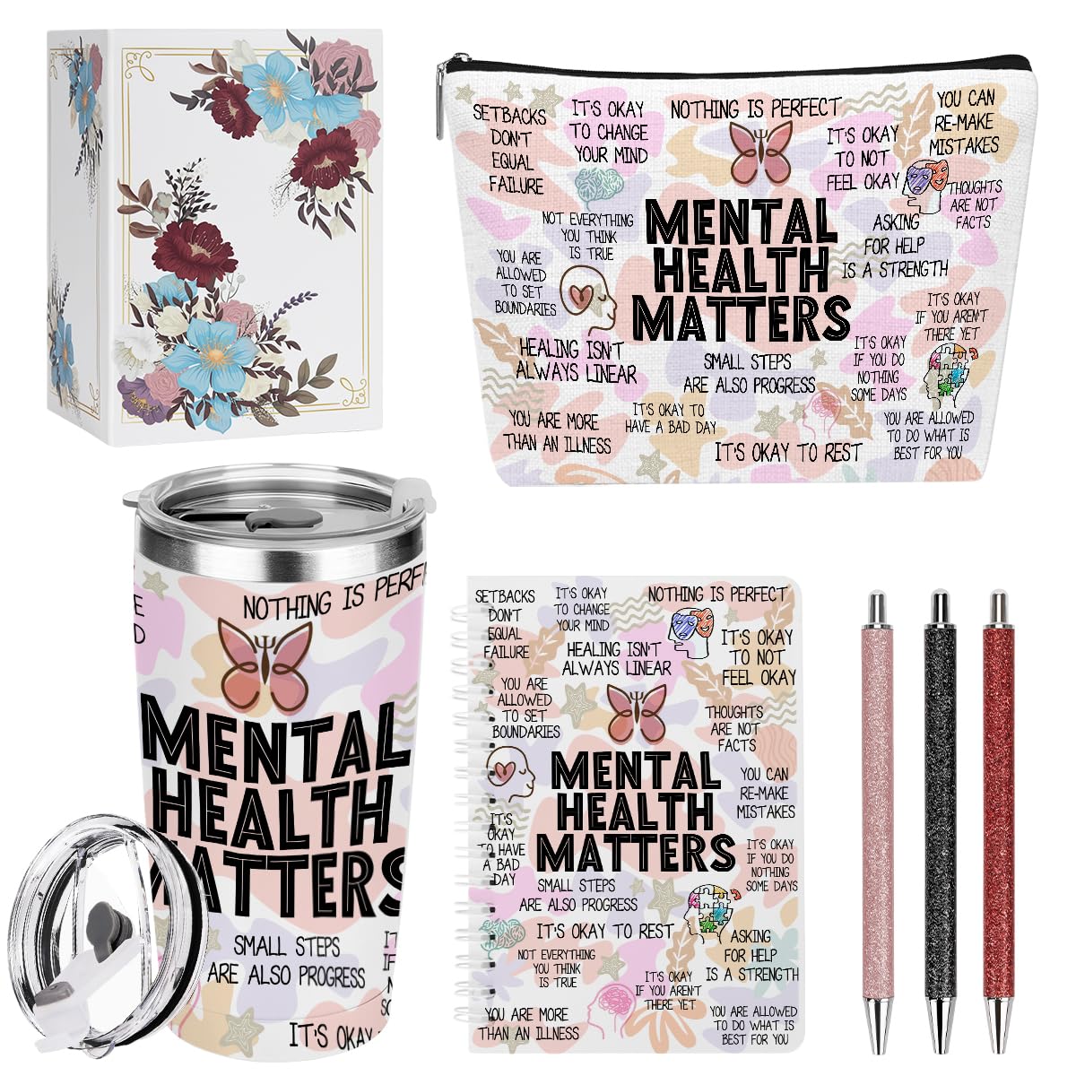Self-Love Affirmation Wellness Kit | Daily Mindset & Self-Care Essentials