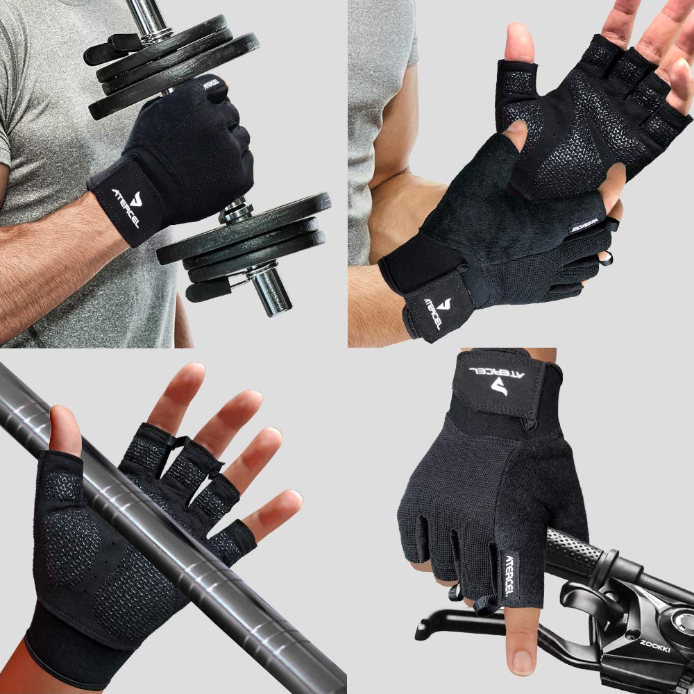 ATERCEL Workout Gloves for Men and Women.