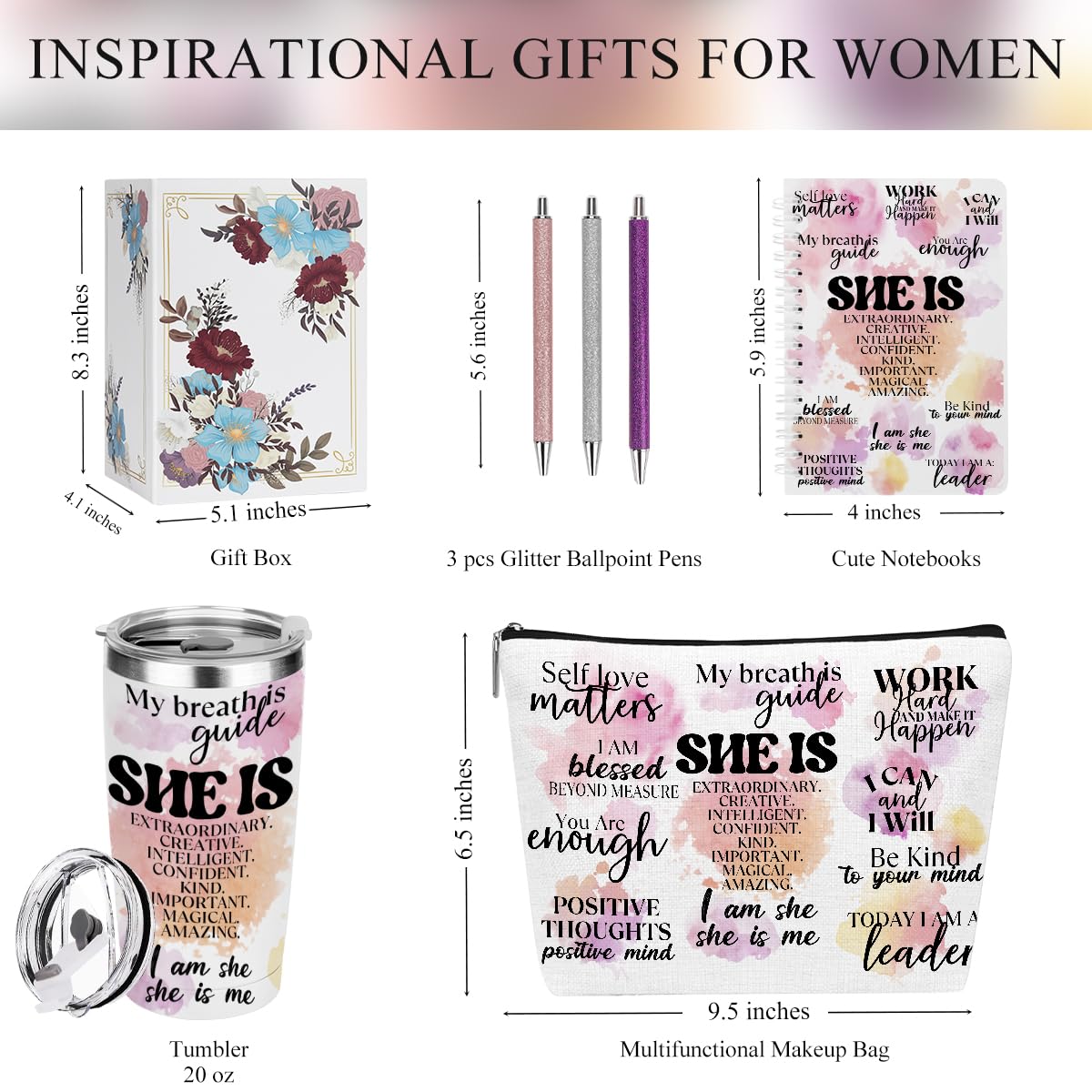 Self-Love Affirmation Wellness Kit | Daily Mindset & Self-Care Essentials