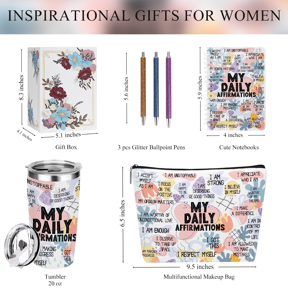 Self-Love Affirmation Wellness Kit | Daily Mindset & Self-Care Essentials