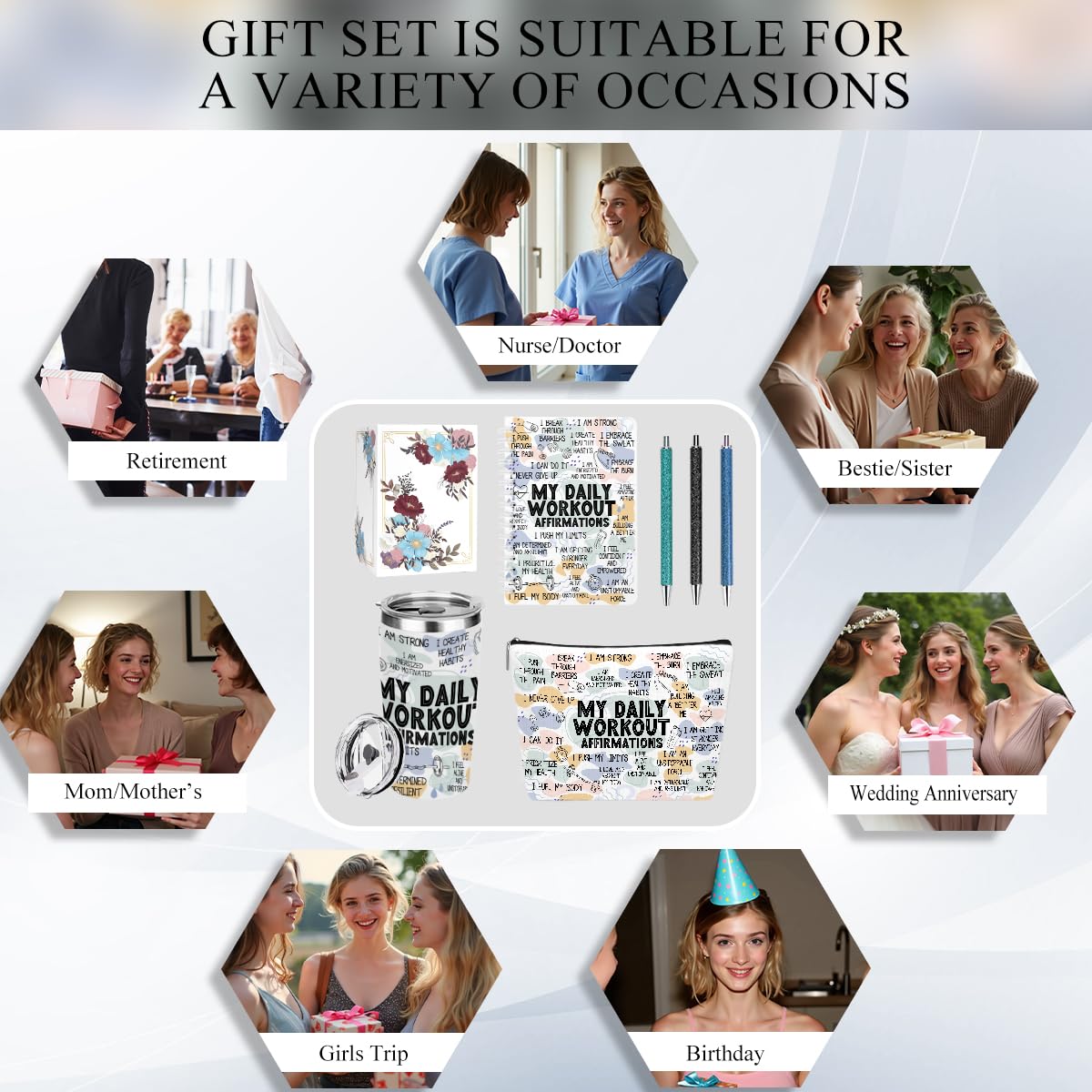 Self-Love Affirmation Wellness Kit | Daily Mindset & Self-Care Essentials