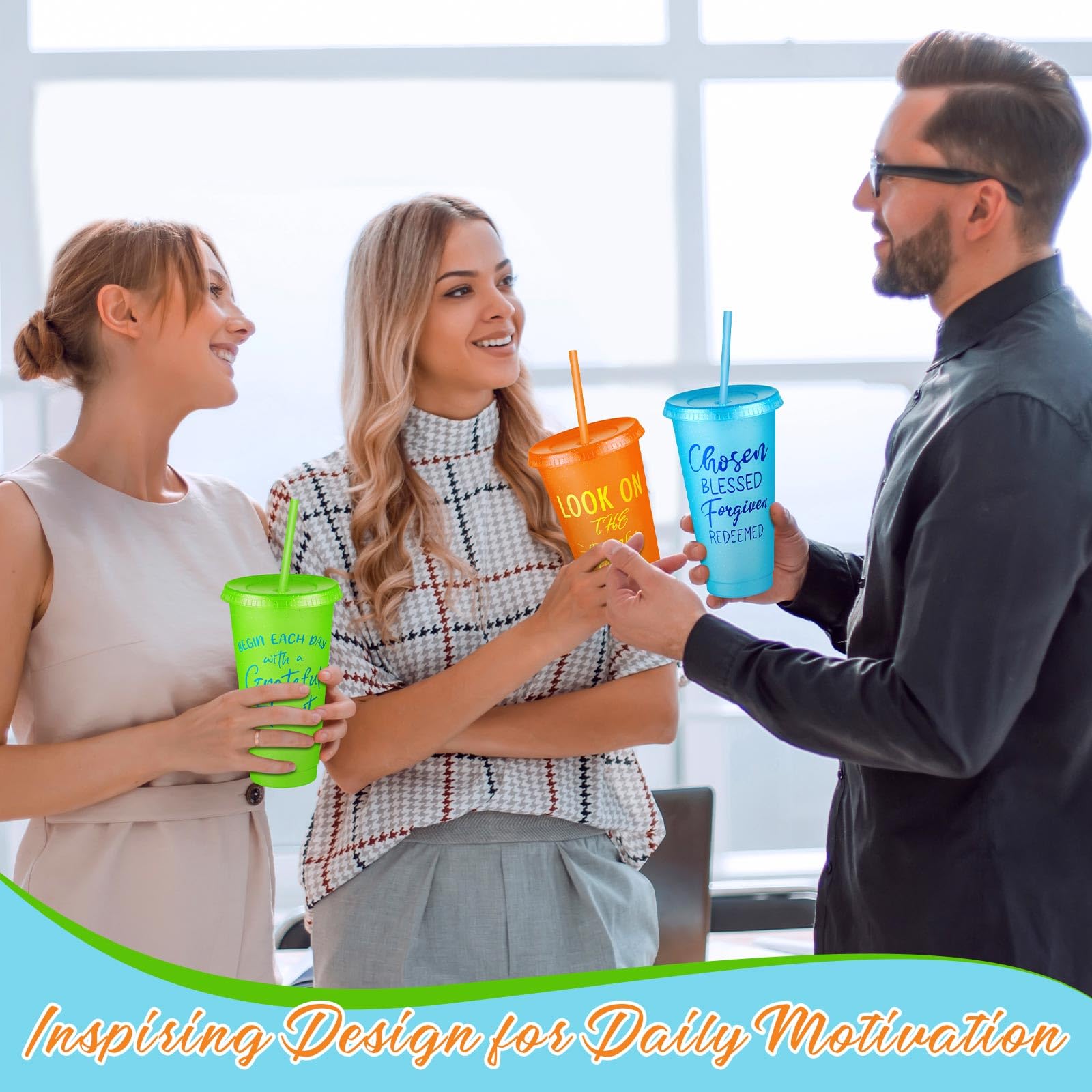 30-Piece Motivational Water Bottle Set | Hydration Cups for Fitness & Daily Use