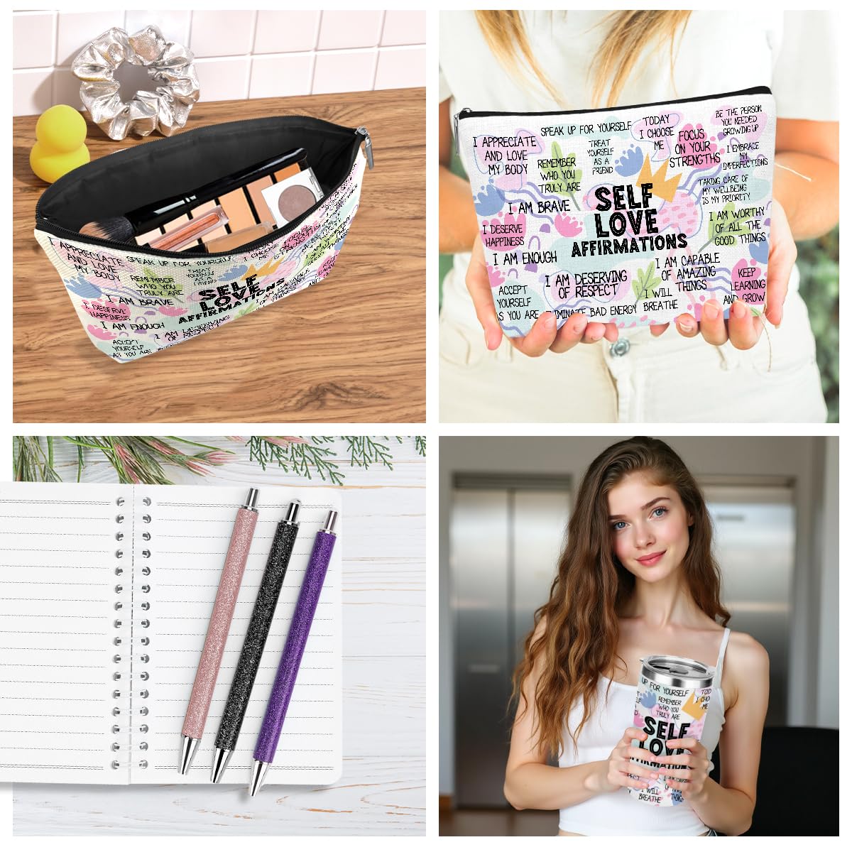 Self-Love Affirmation Wellness Kit | Daily Mindset & Self-Care Essentials