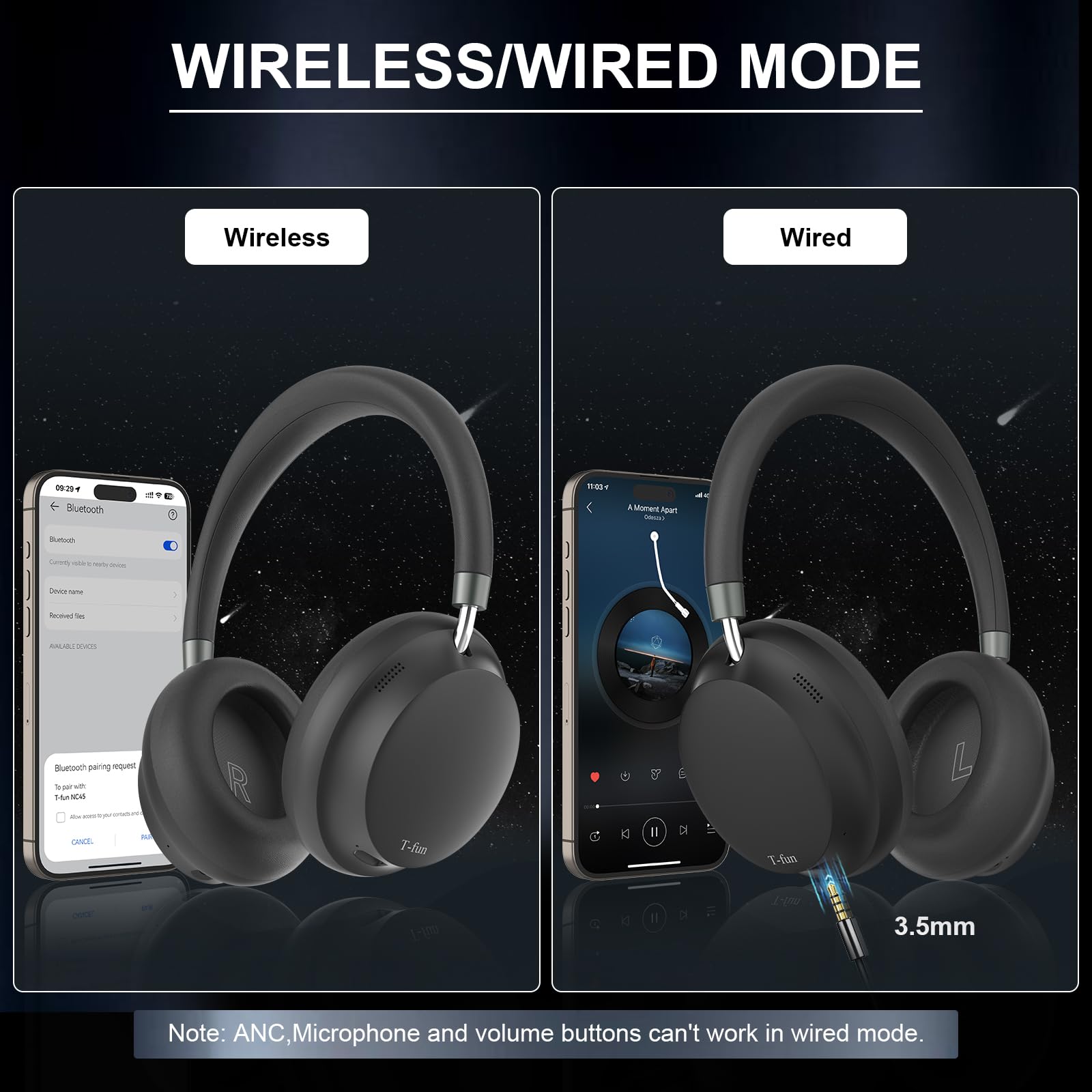 Noise Cancelling Headphones | Focus, Calm & Deep Sound Experience