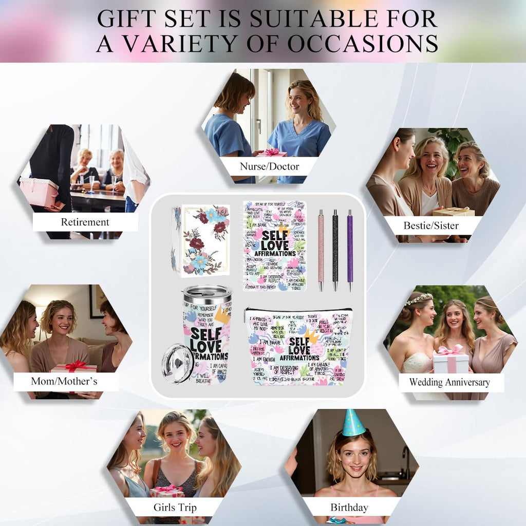 Self-Love Affirmation Wellness Kit | Daily Mindset & Self-Care Essentials