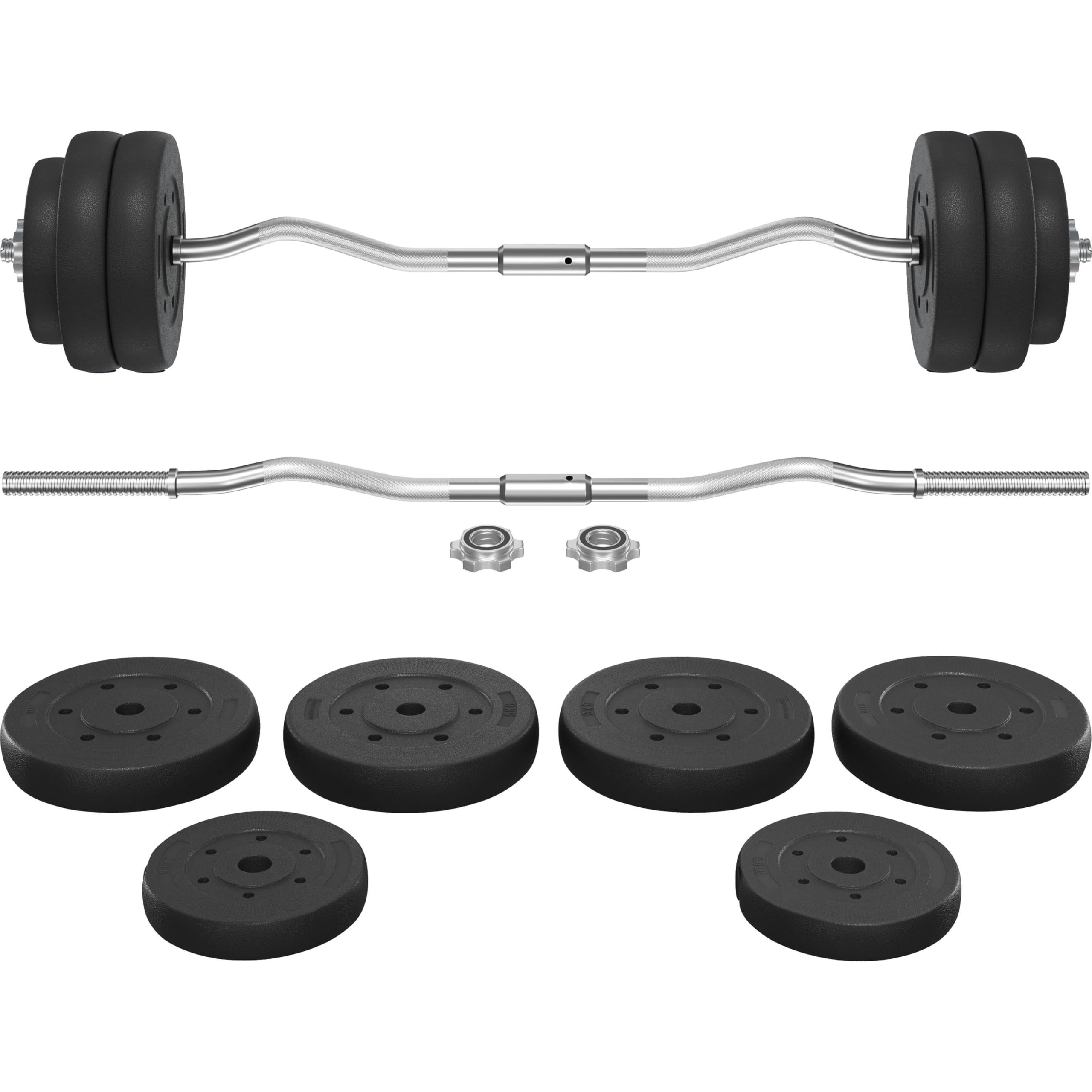 Olympic Barbell Clamps Strength Training Bars