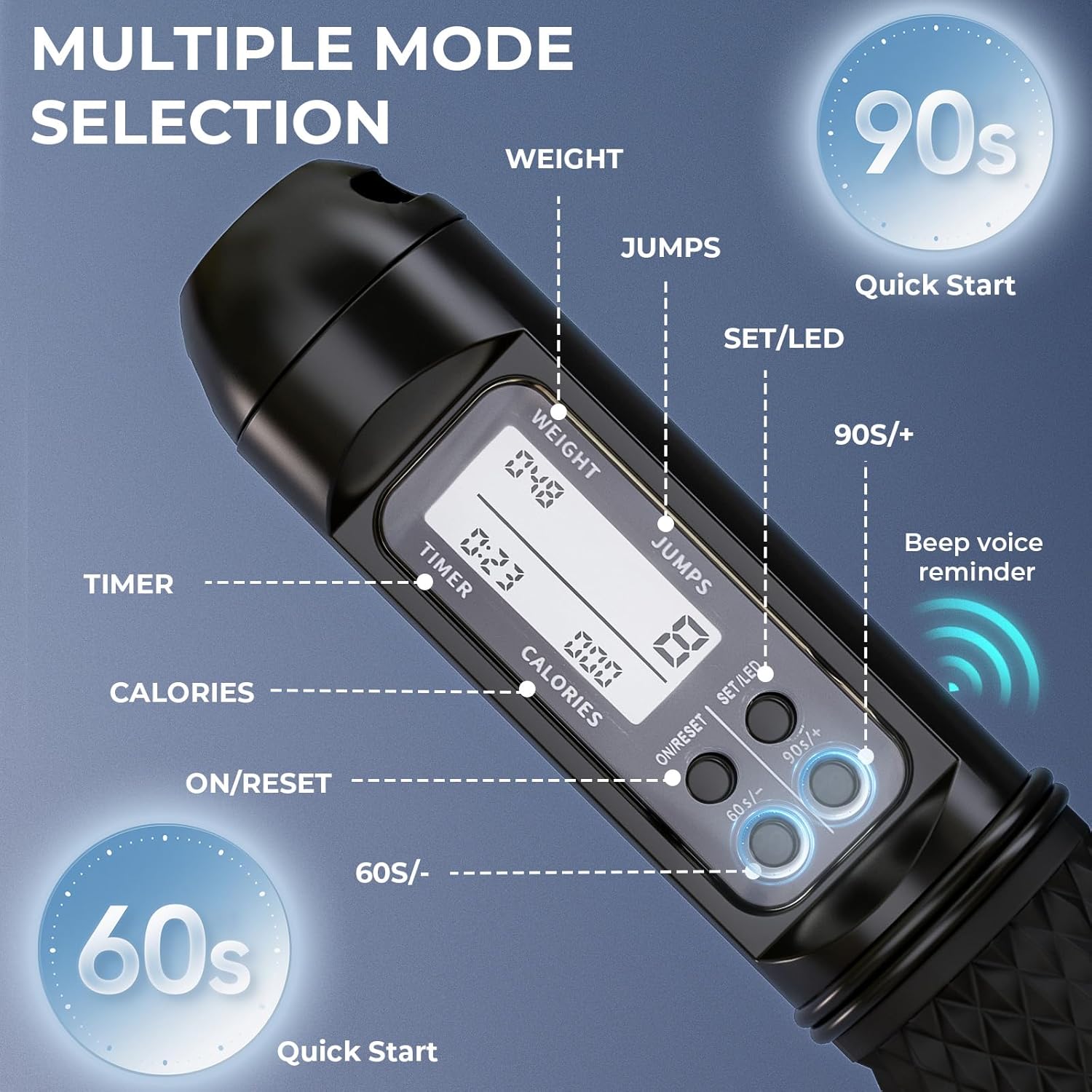 Smart Jump Rope with LED Display