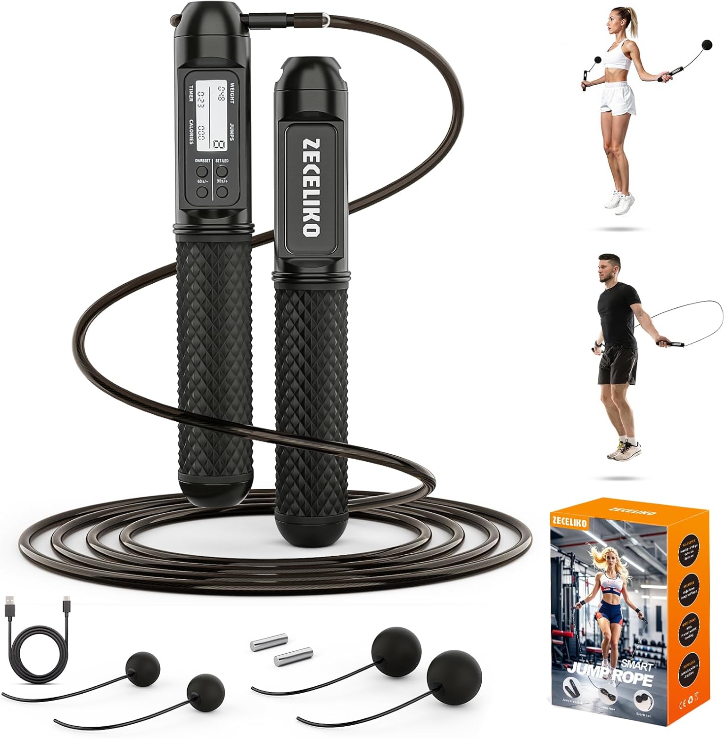 Smart Jump Rope with LED Display