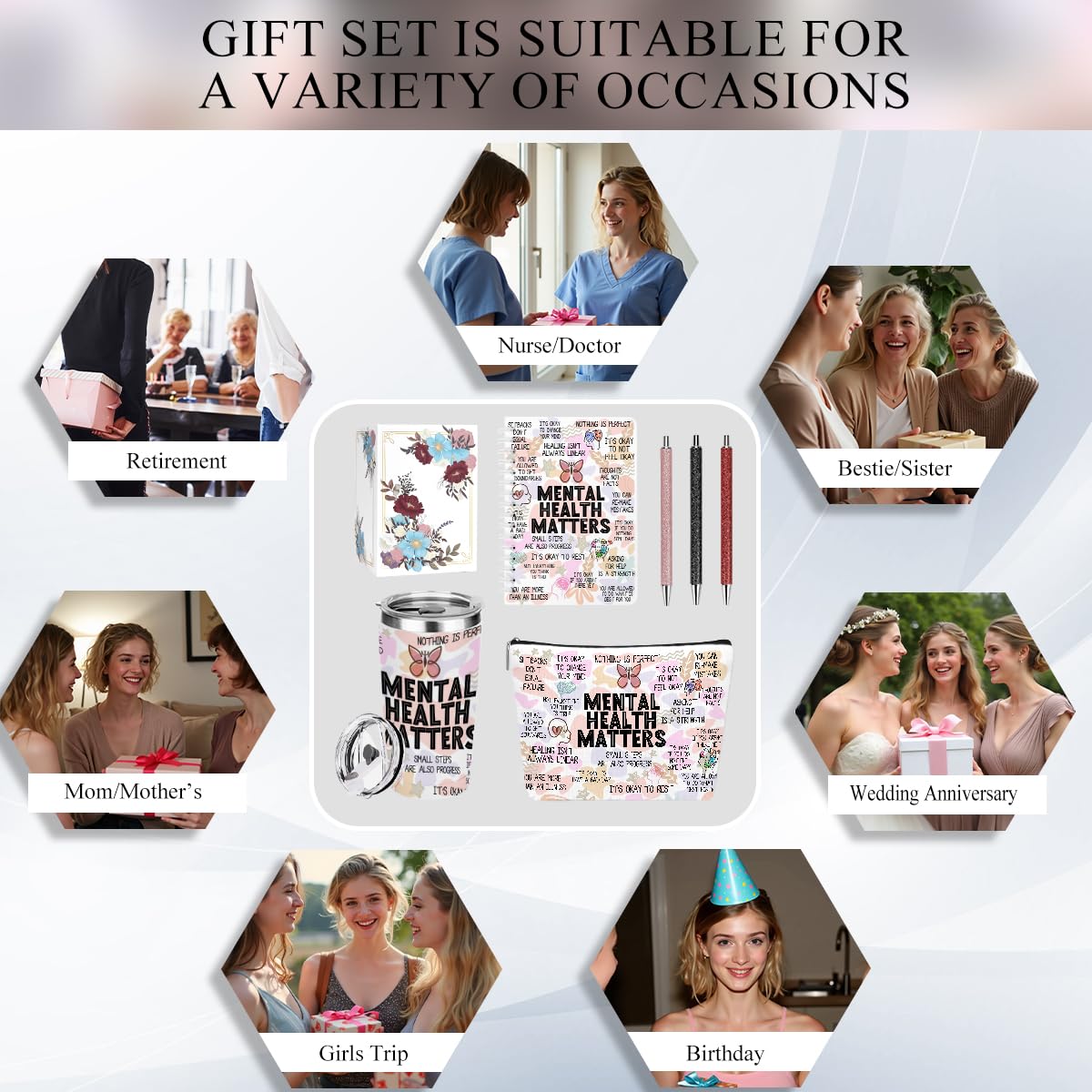 Self-Love Affirmation Wellness Kit | Daily Mindset & Self-Care Essentials