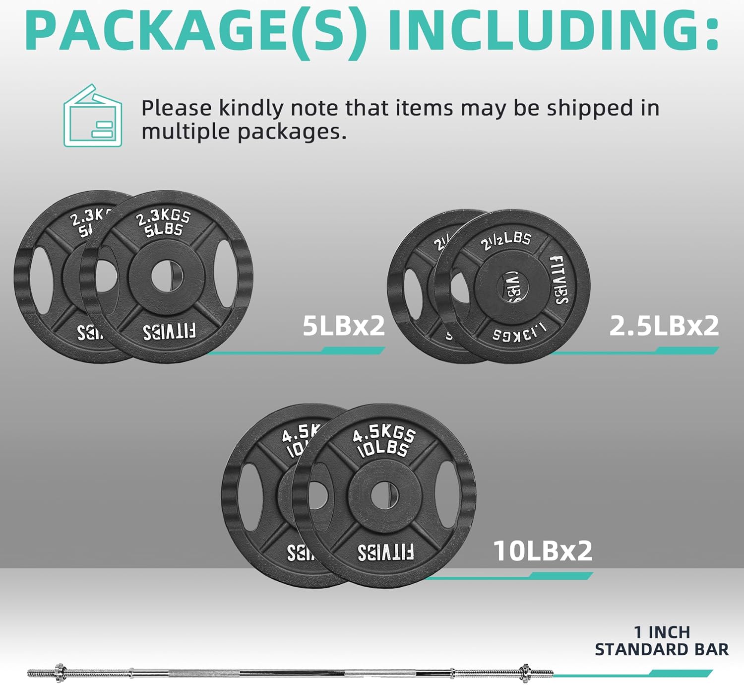 Multiple Styles Barbell