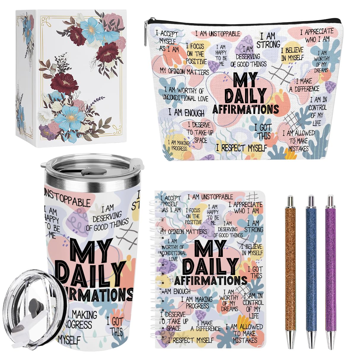 Self-Love Affirmation Wellness Kit | Daily Mindset & Self-Care Essentials