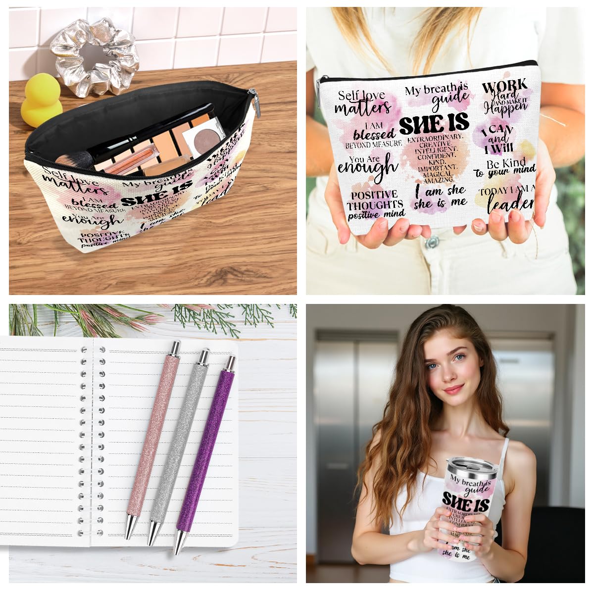 Self-Love Affirmation Wellness Kit | Daily Mindset & Self-Care Essentials
