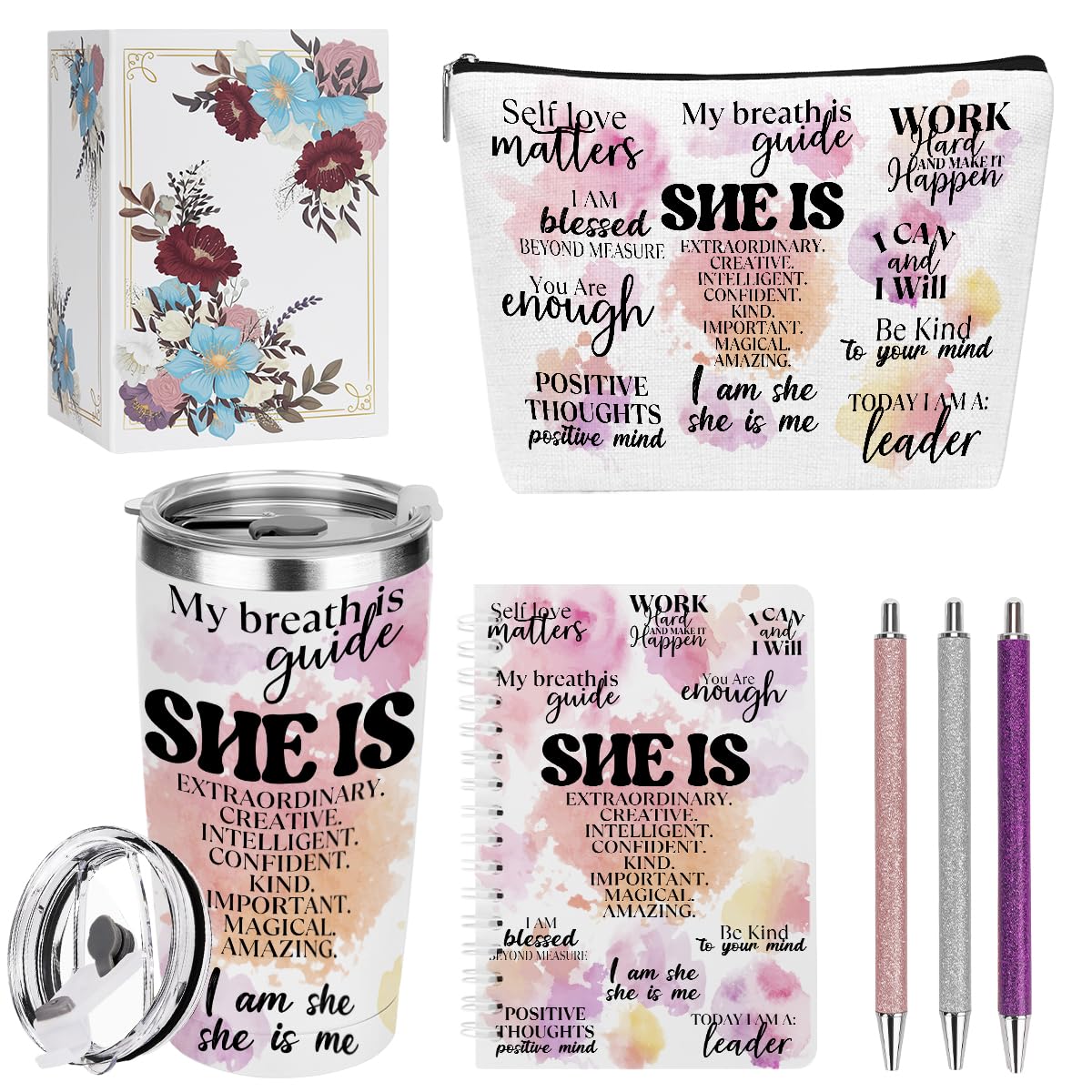 Self-Love Affirmation Wellness Kit | Daily Mindset & Self-Care Essentials