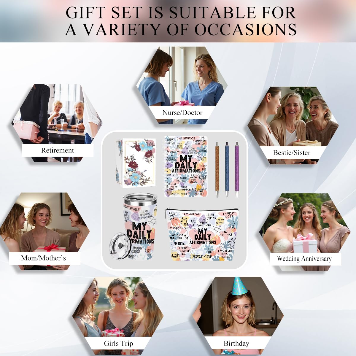 Self-Love Affirmation Wellness Kit | Daily Mindset & Self-Care Essentials