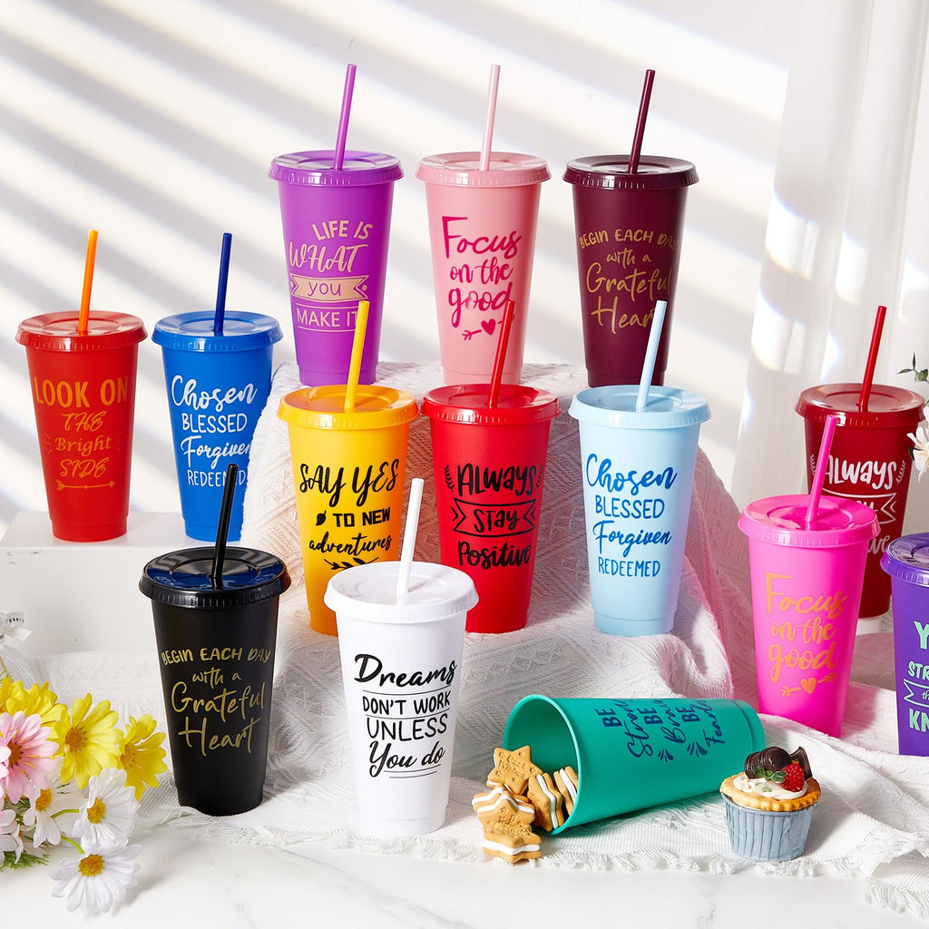 30-Piece Motivational Water Bottle Set | Hydration Cups for Fitness & Daily Use