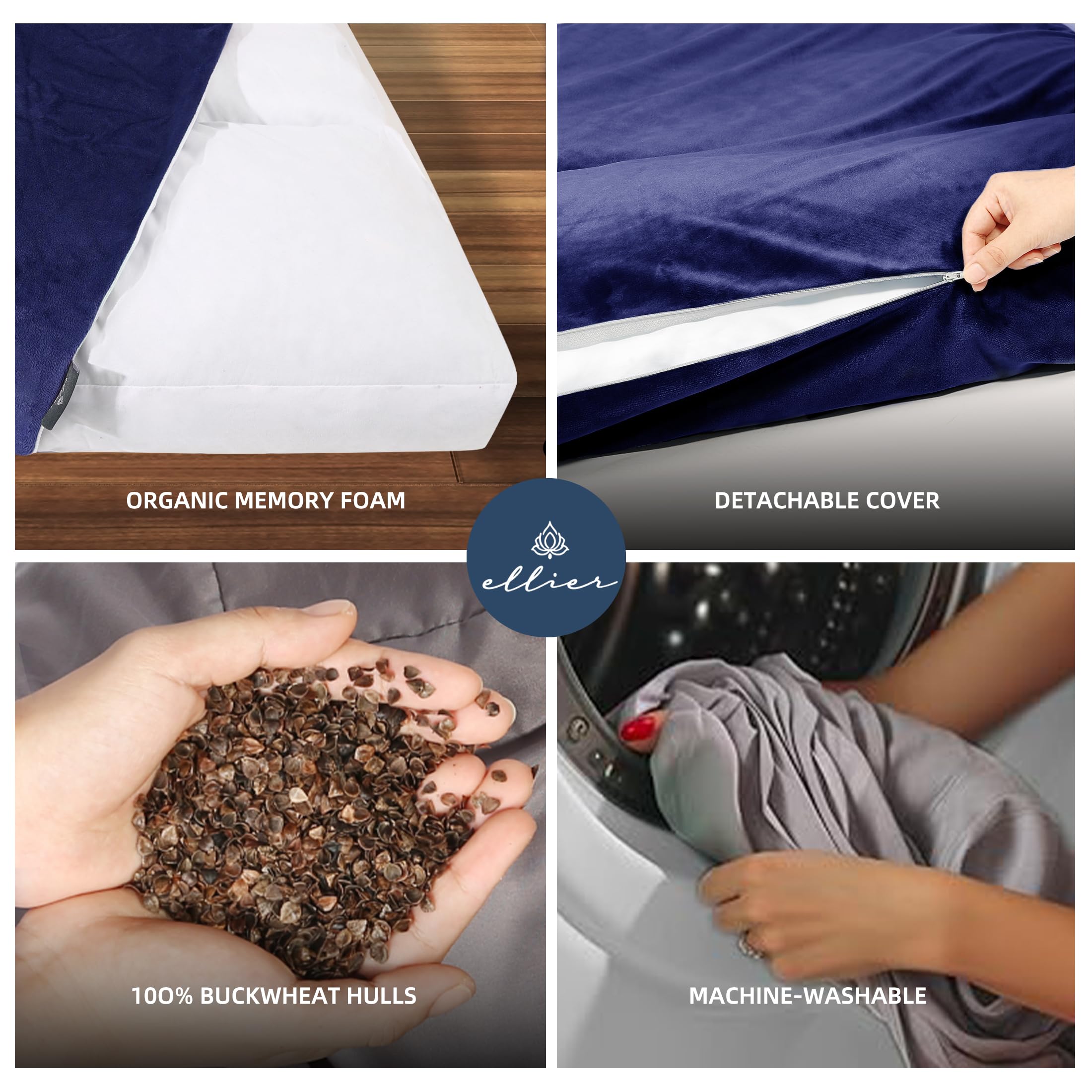 Zafu & Zabuton Meditation Cushion Set | Comfort, Posture & Mindfulness Support