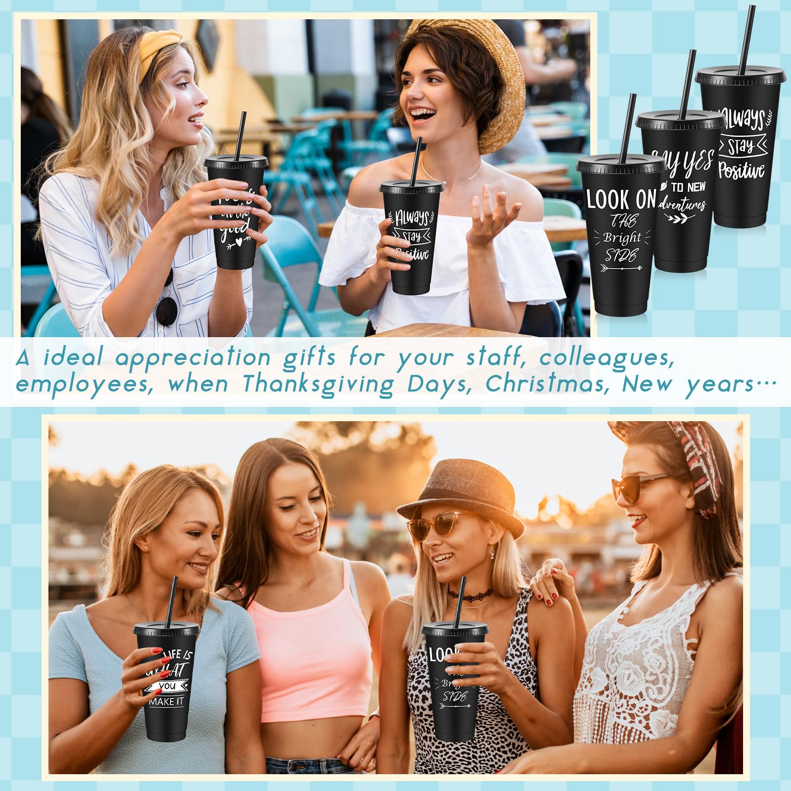 30-Piece Motivational Water Bottle Set | Hydration Cups for Fitness & Daily Use