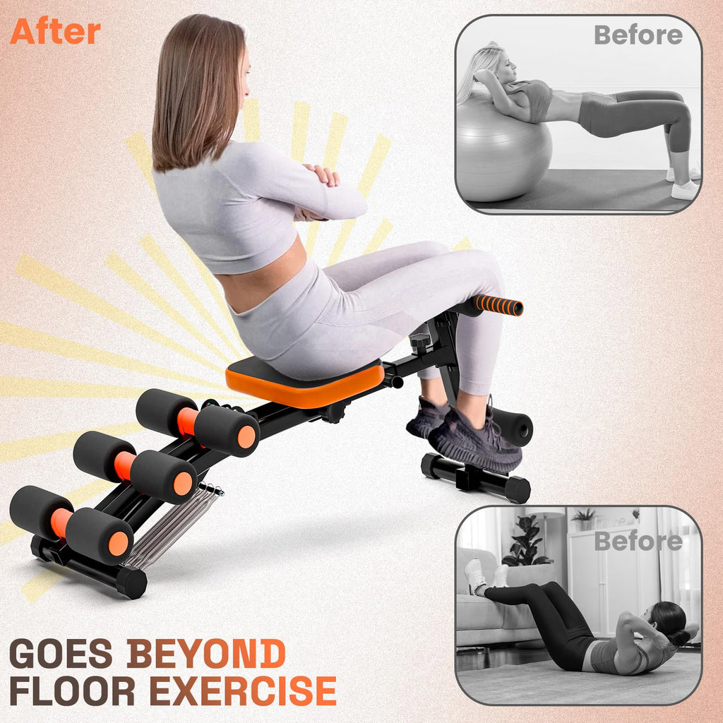 6-in-1 Core Workout Machine | Full Body Ab Trainer for Home Fitness