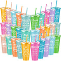 30-Piece Motivational Water Bottle Set | Hydration Cups for Fitness & Daily Use