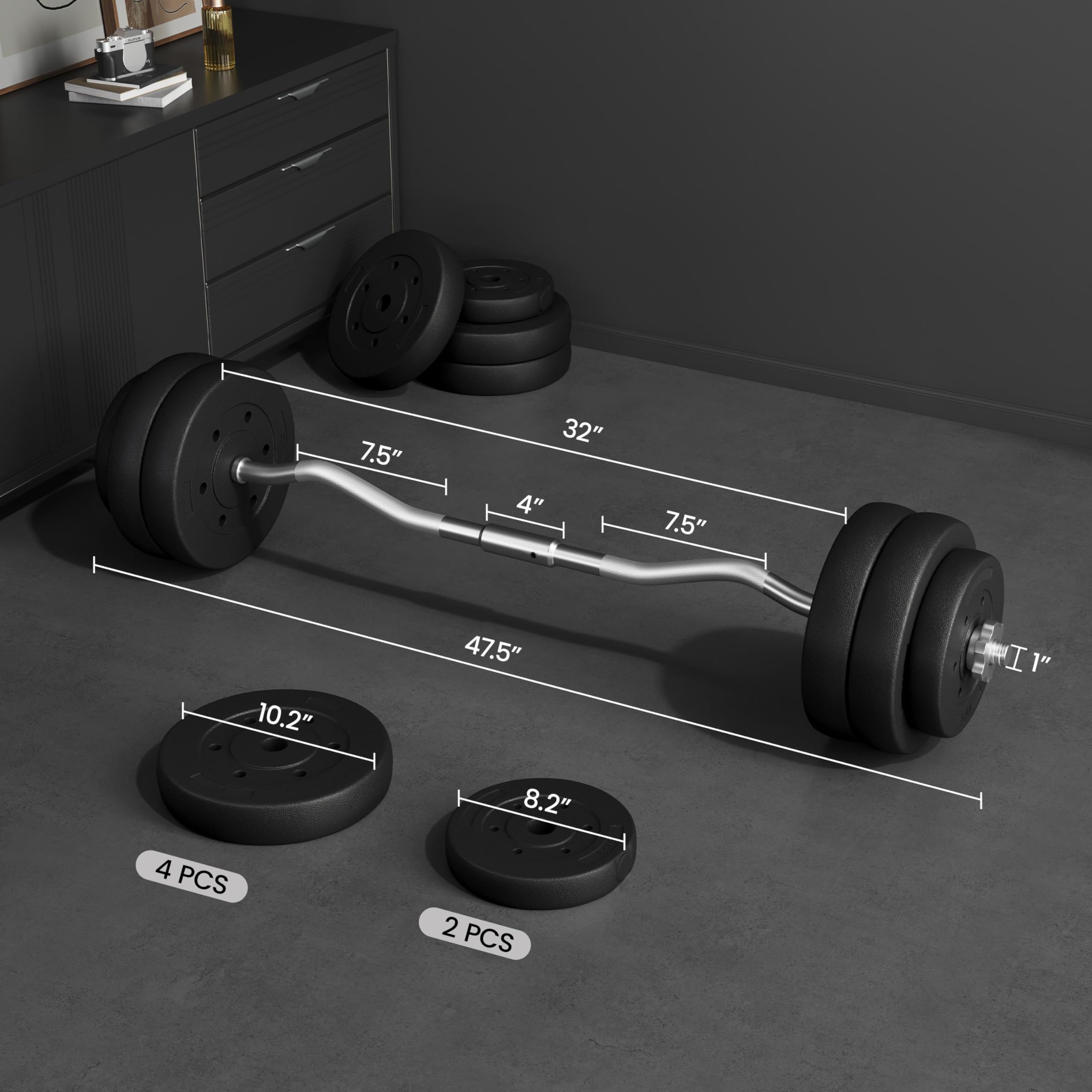 Olympic Barbell Clamps Strength Training Bars