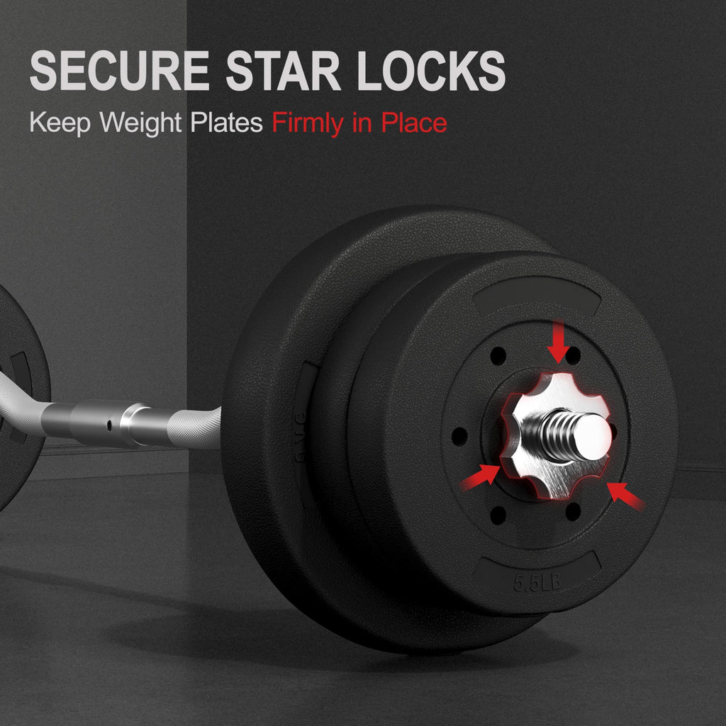 Olympic Barbell Clamps Strength Training Bars