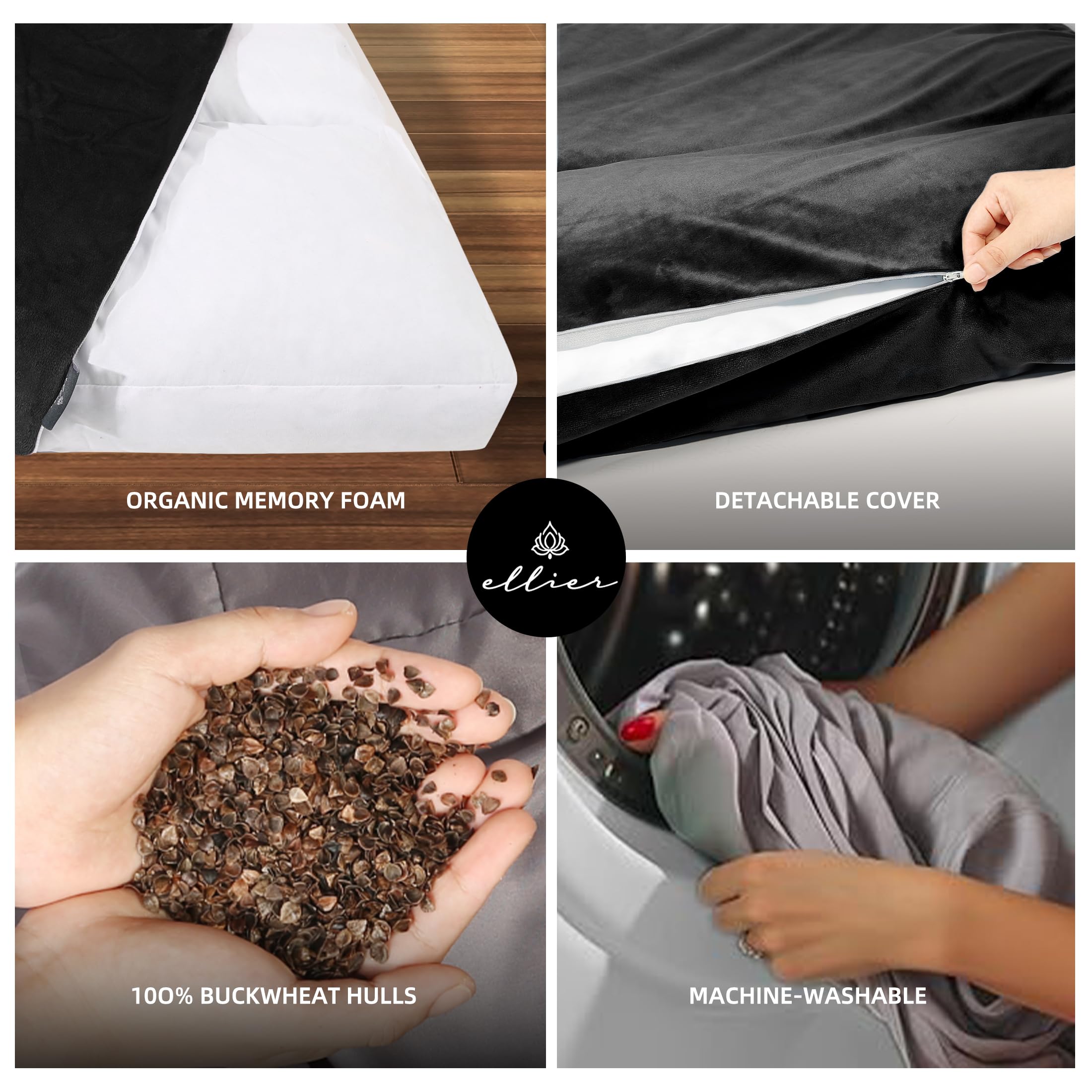 Zafu & Zabuton Meditation Cushion Set | Comfort, Posture & Mindfulness Support