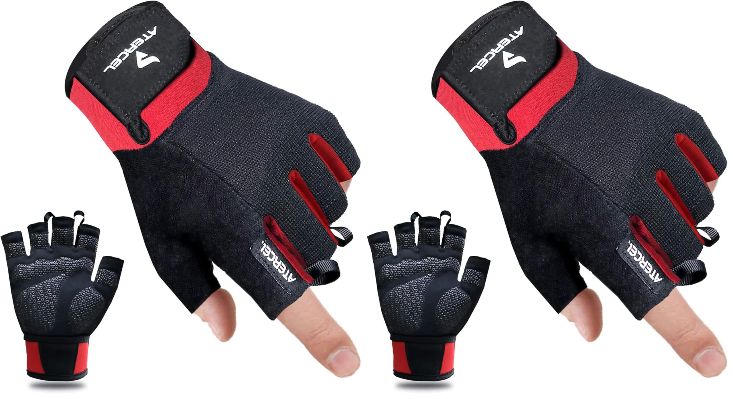 ATERCEL Workout Gloves for Men and Women.