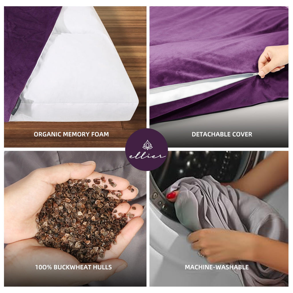 Zafu & Zabuton Meditation Cushion Set | Comfort, Posture & Mindfulness Support