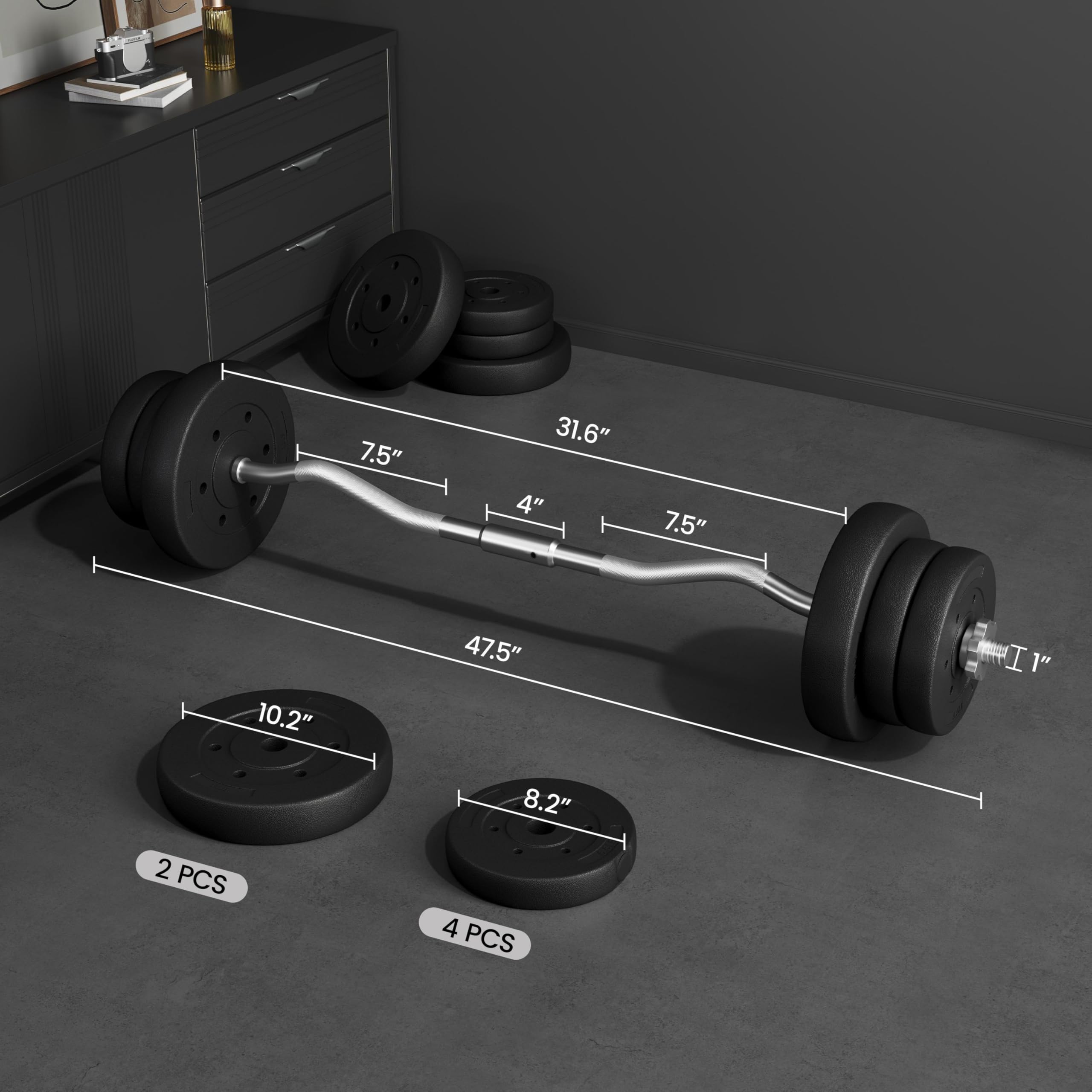 Olympic Barbell Clamps Strength Training Bars