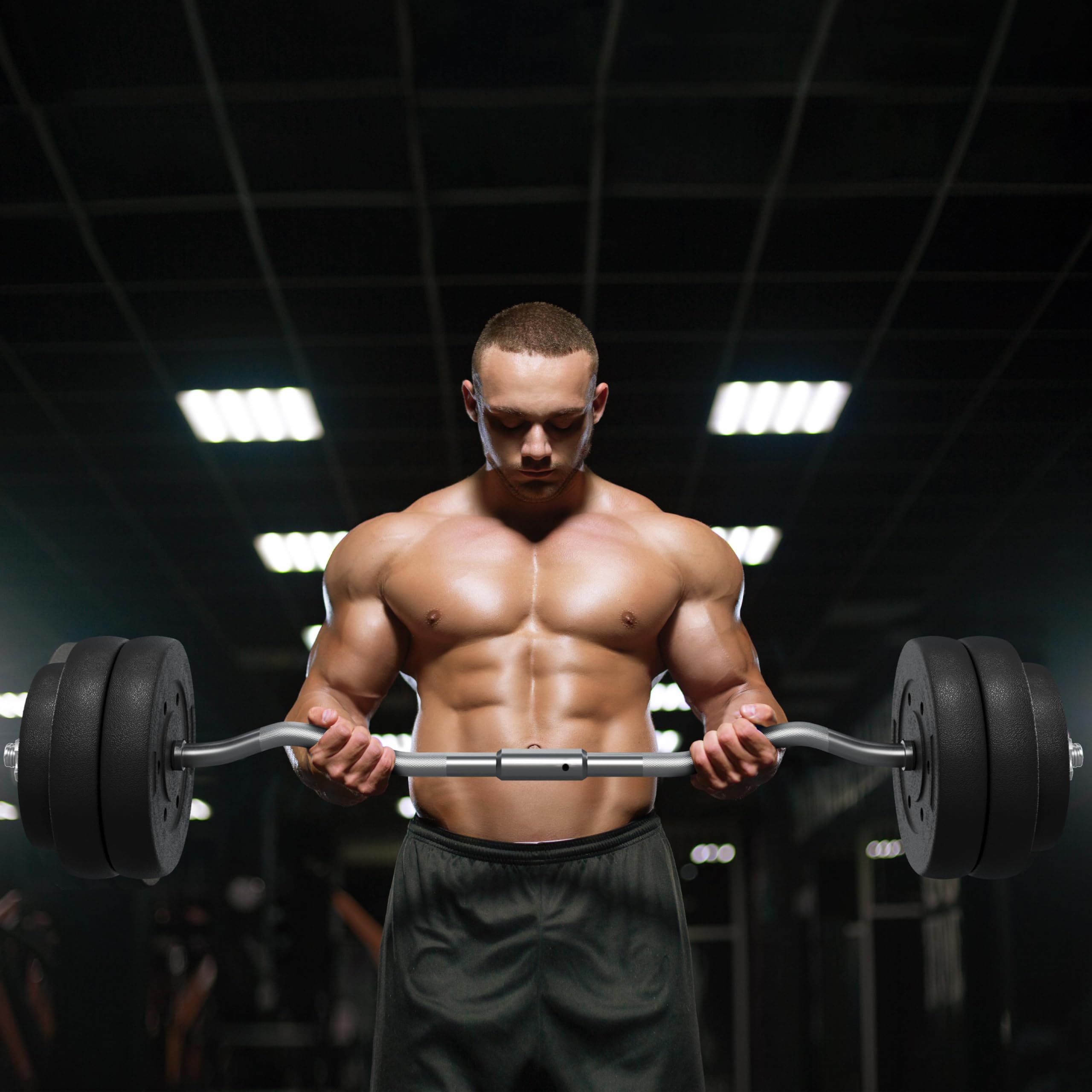 Olympic Barbell Clamps Strength Training Bars