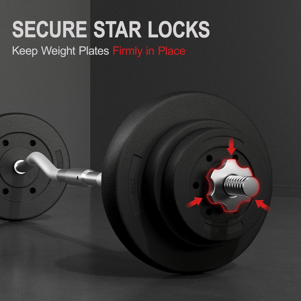 Olympic Barbell Clamps Strength Training Bars