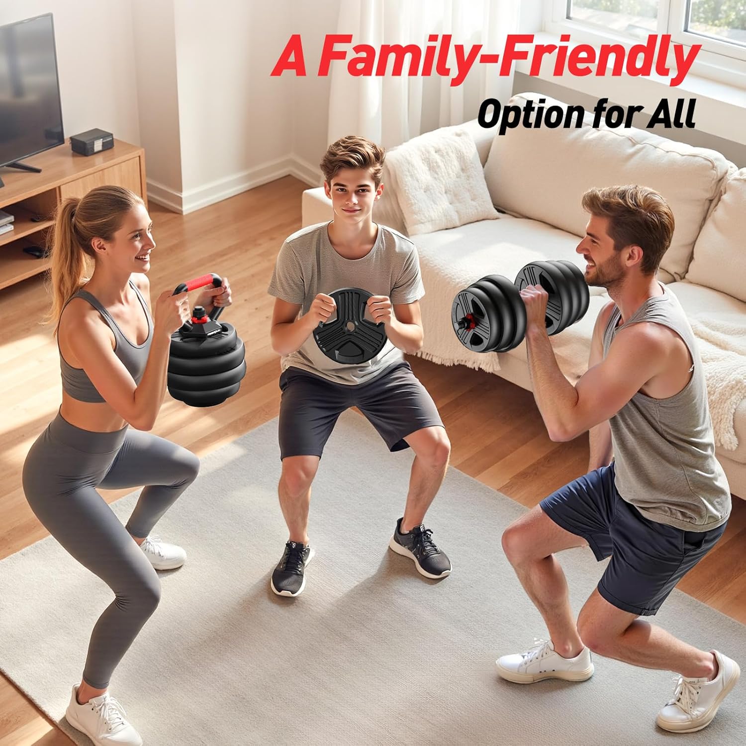 Adjustable dumbbell, Free Weights set