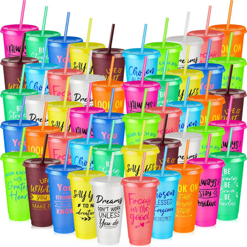 30-Piece Motivational Water Bottle Set | Hydration Cups for Fitness & Daily Use