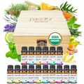Organic Essential Oils Set (16 Pack) | Relaxation, Stress Relief & Wellness Rituals