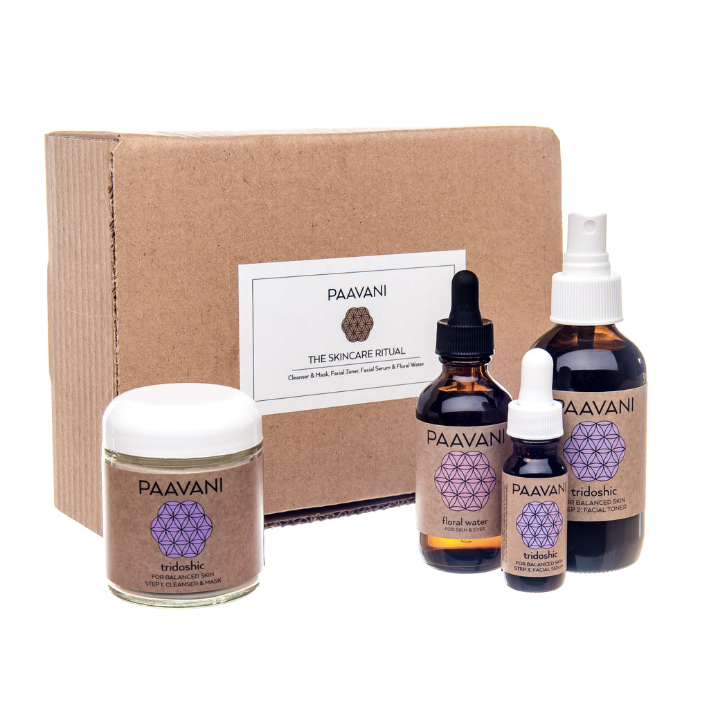 Tridoshic Skincare Ritual | Ayurvedic Balance & Radiance Set