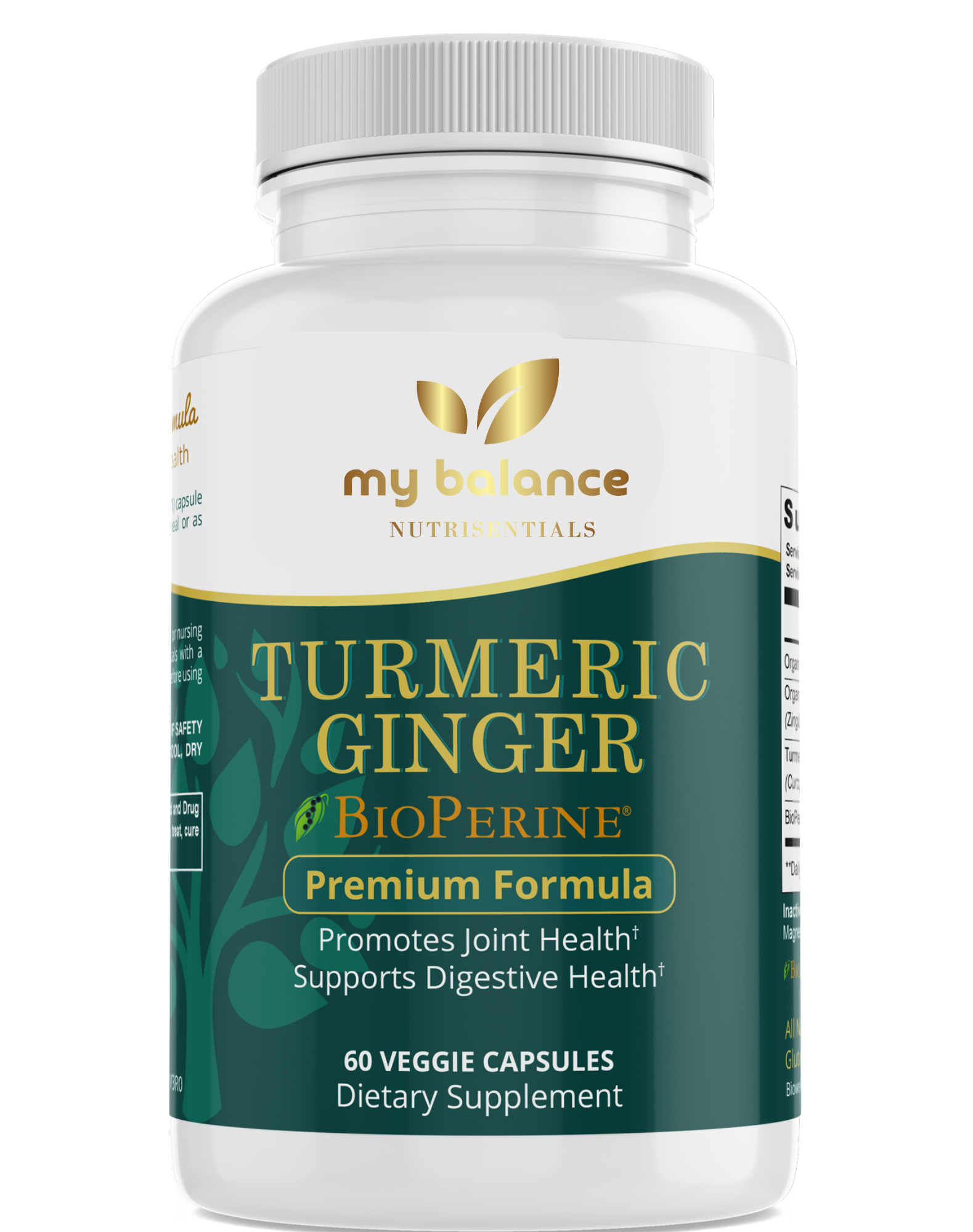 Turmeric & Ginger Capsules | Daily Wellness Support 650mg