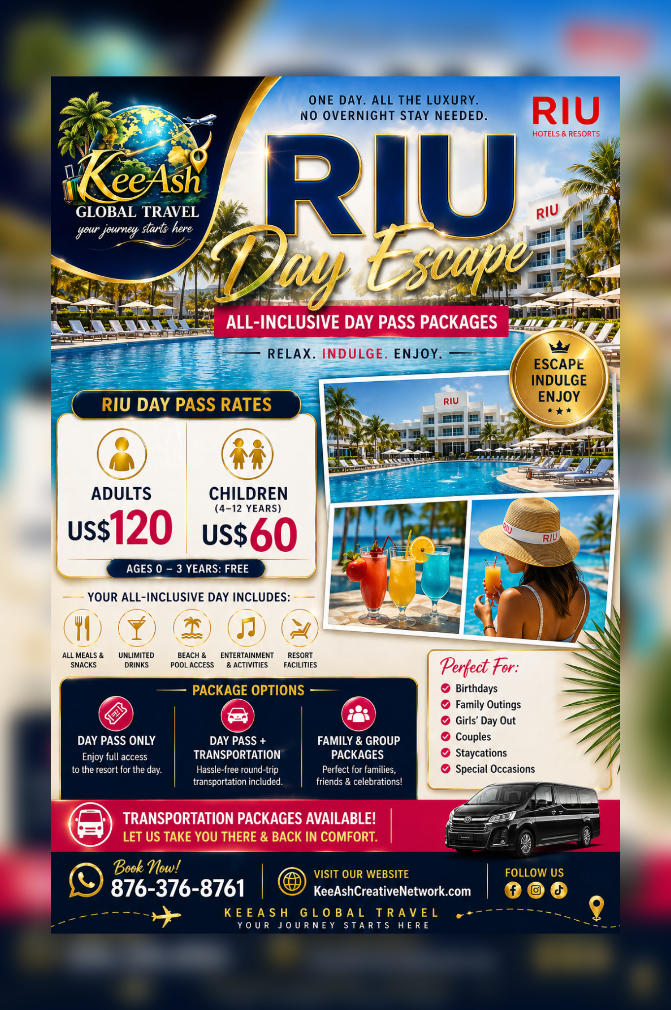 RIU Ocho Rios Day Pass